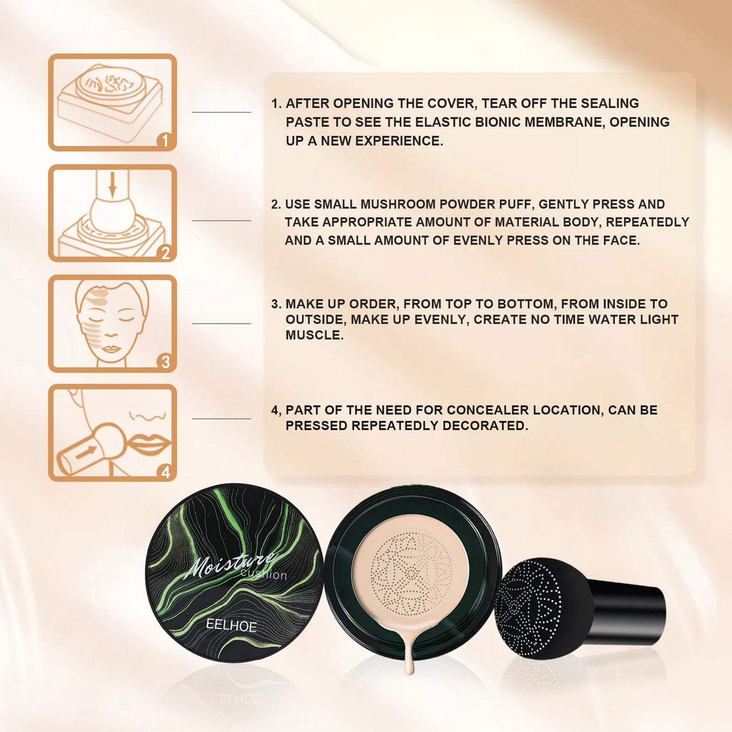 Foundation Mushroom Head Air Cushion