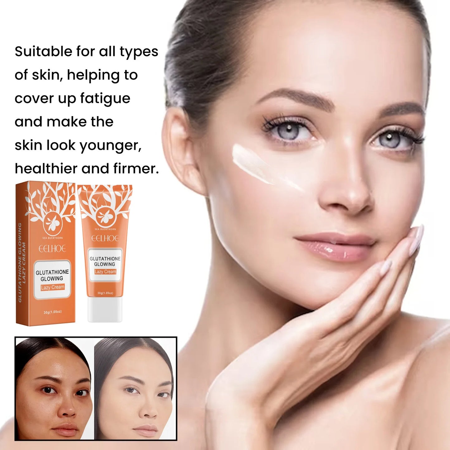 Glowing Lazy Cream Hydrating Brightening Foundation