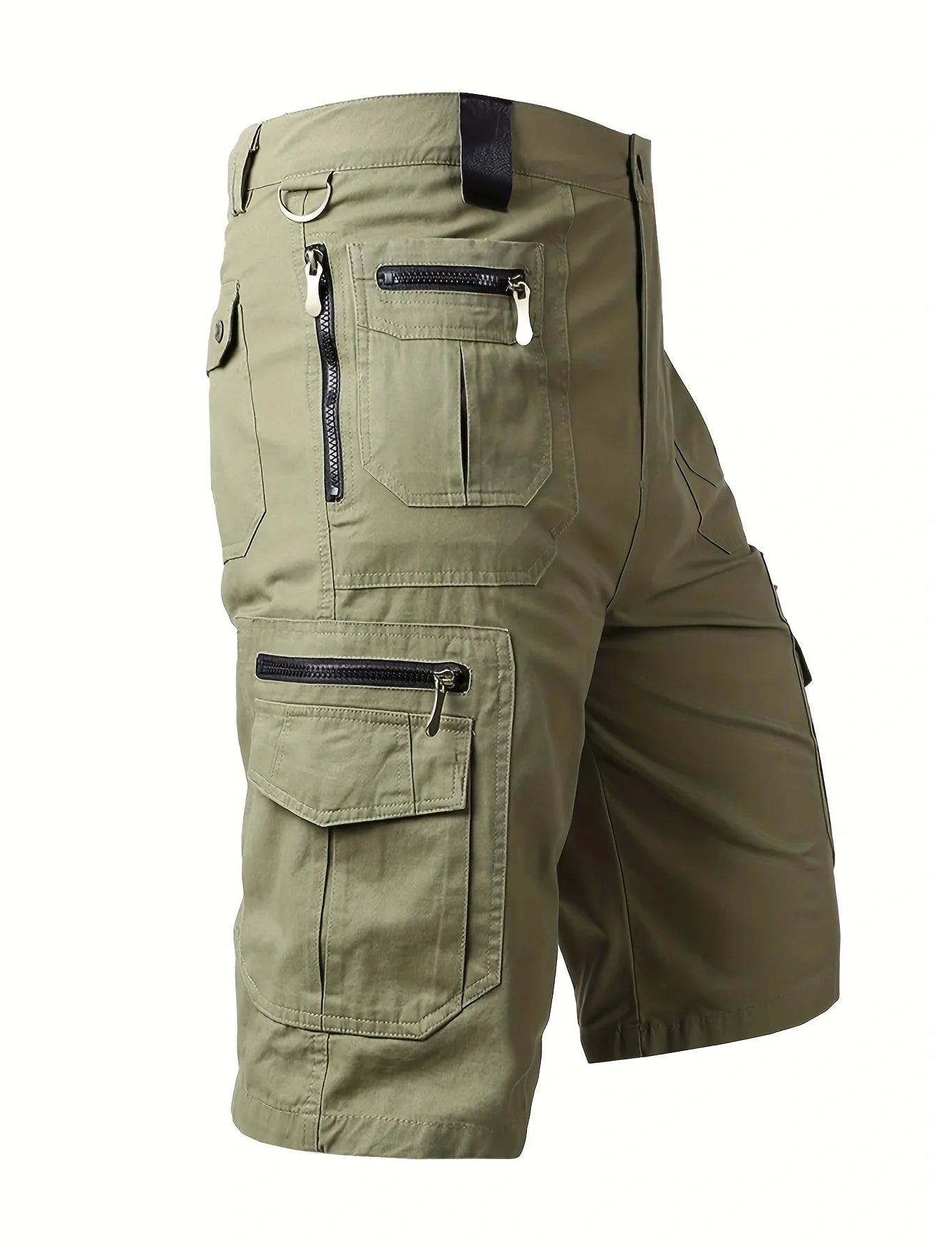 Men's Summer Multi-Pocket Cotton Cargo Capris -