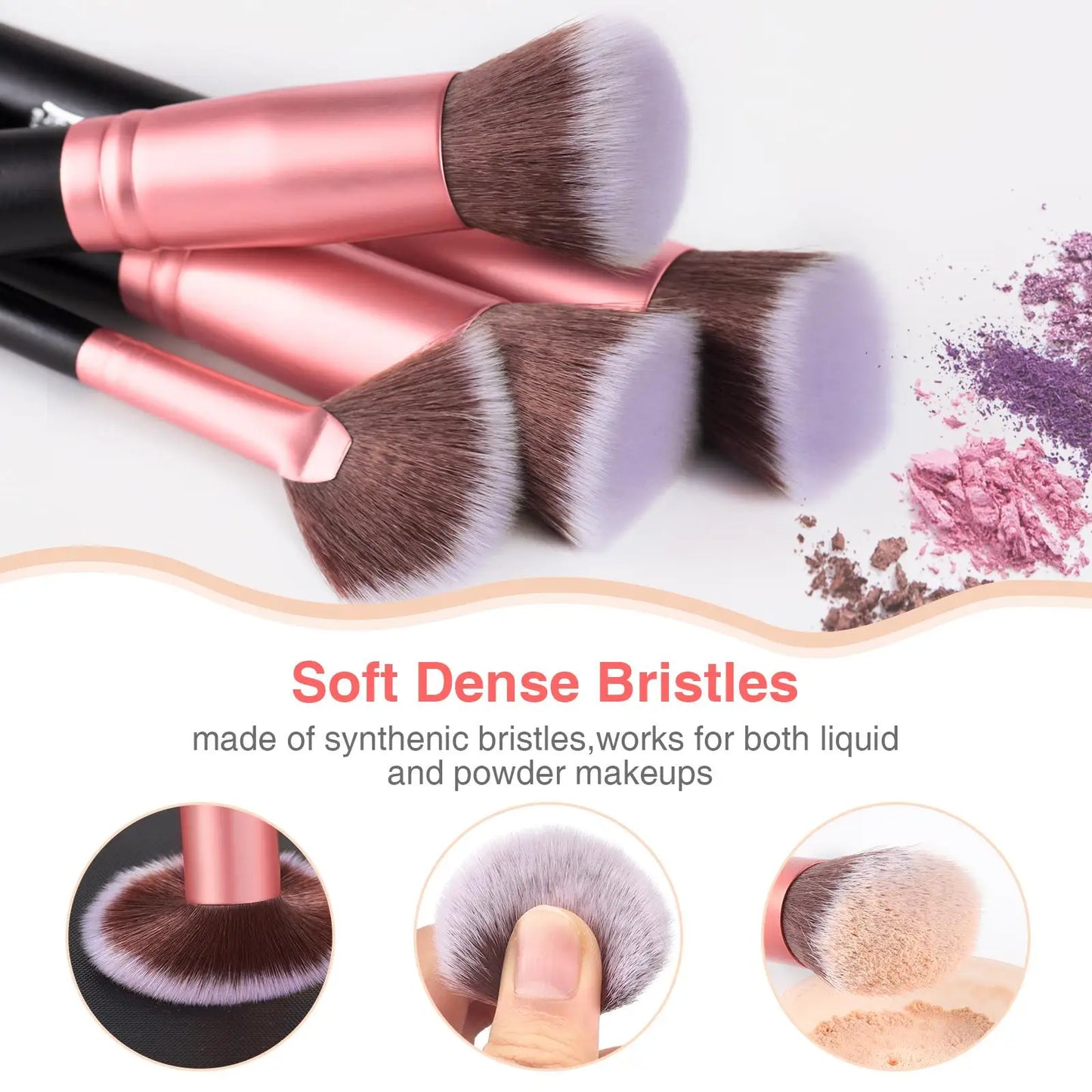 BESTOPE PRO Makeup Brushes Makeup Brush Set - 16 Pcs