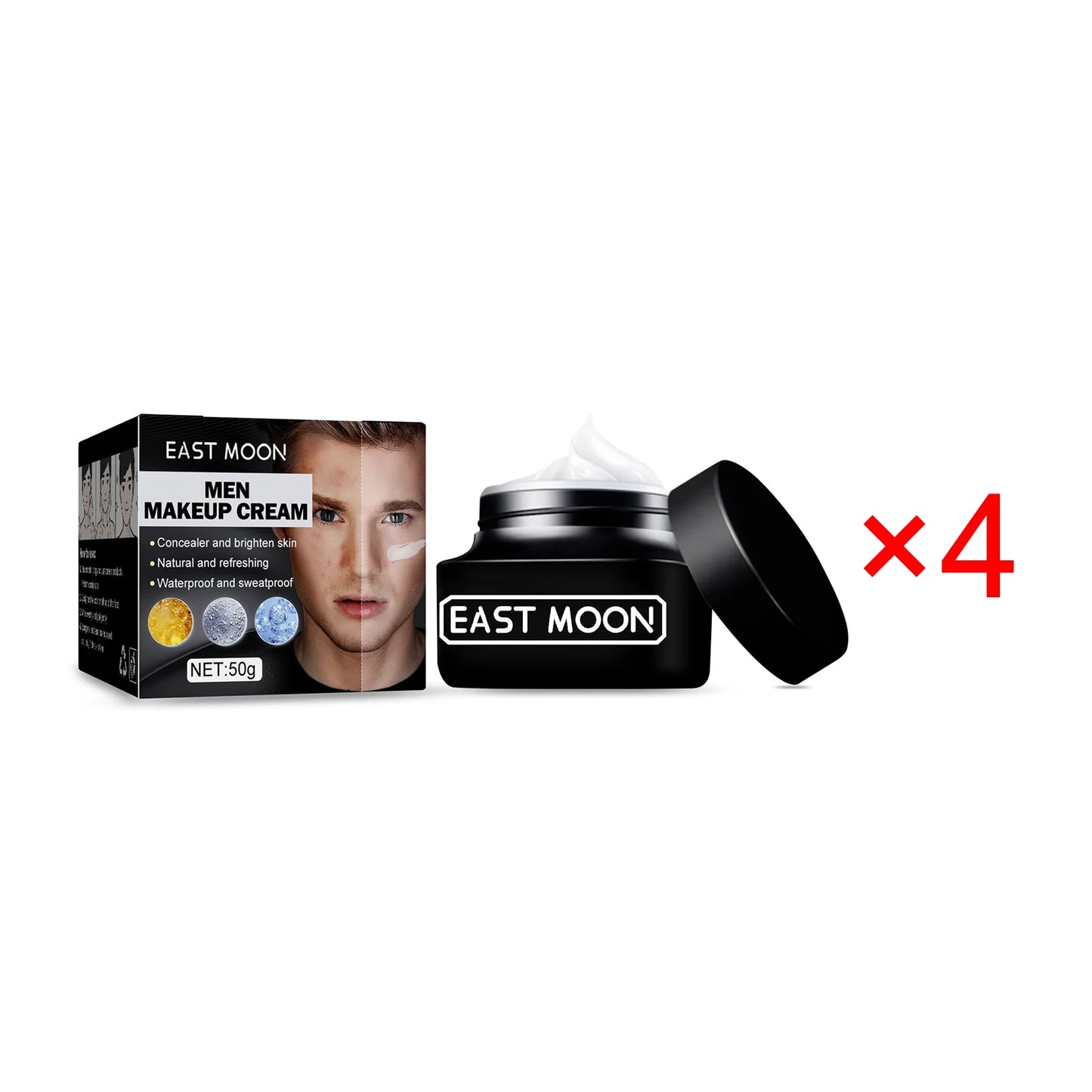 Conceal Whitening Tone-Up Cream Natural Refreshing Waterproof Makeup Cream