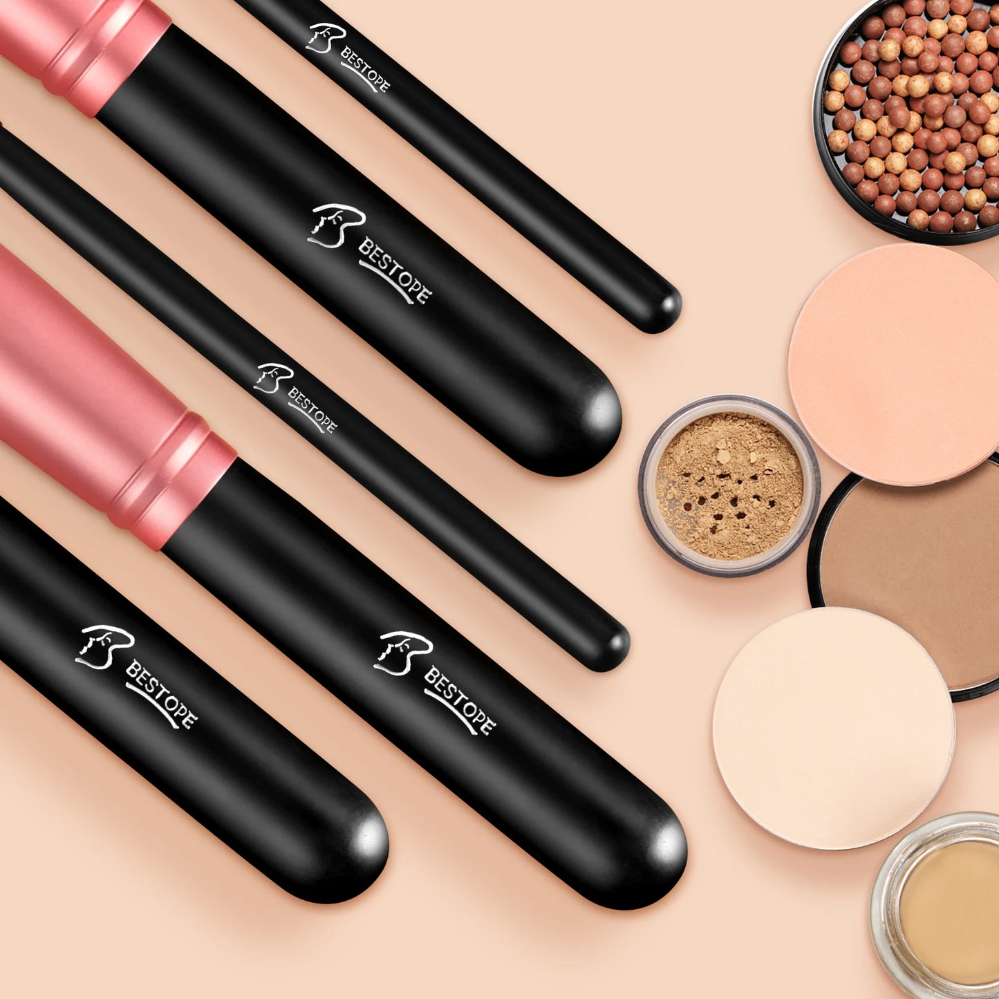 BESTOPE PRO Makeup Brushes Makeup Brush Set - 16 Pcs