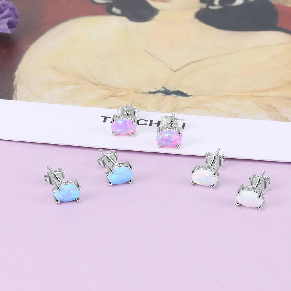 925 Sterling Silver Stud Earrings for Women