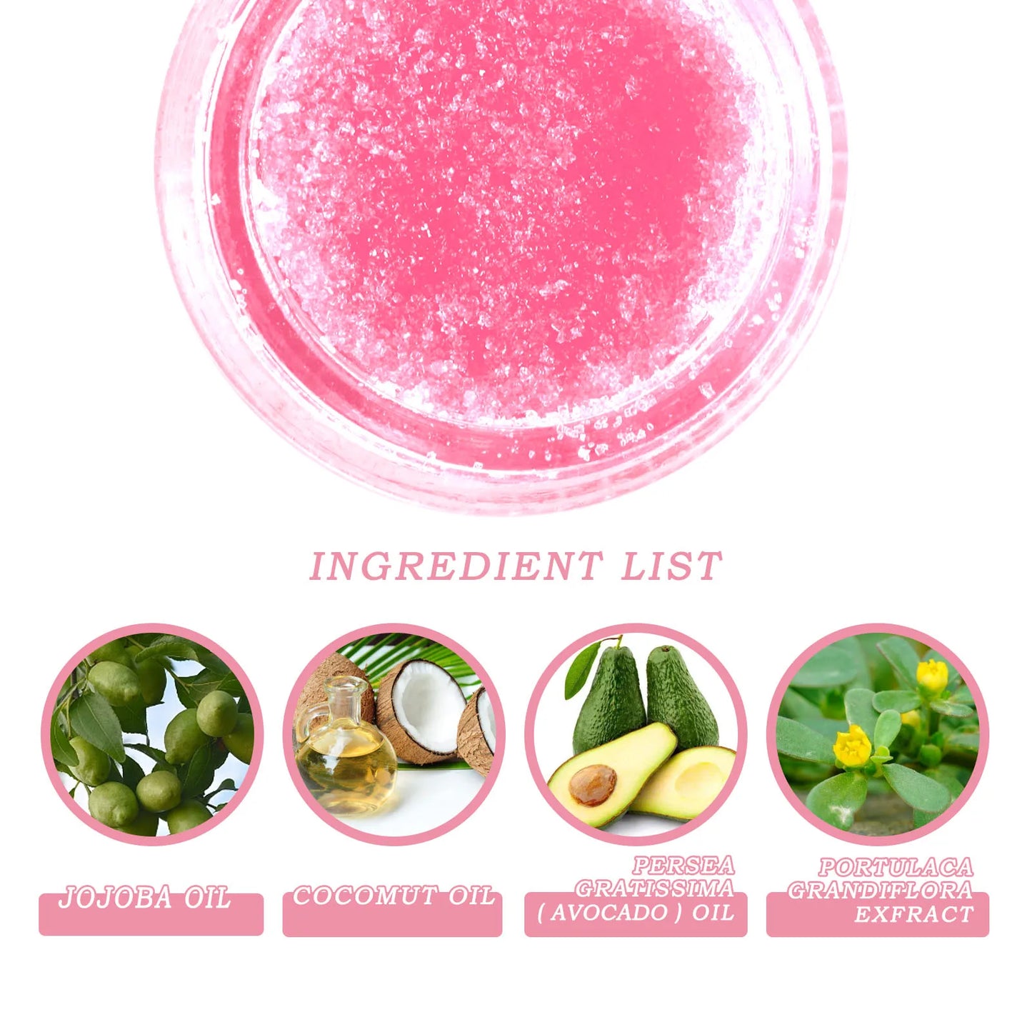 Pink Lips Scrub Exfoliator Dead Skin Removal