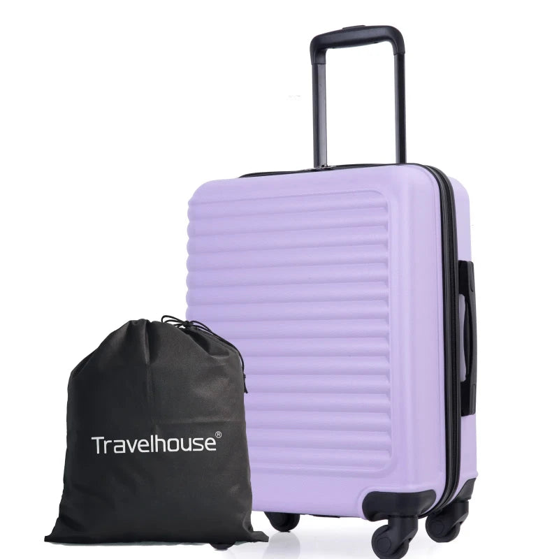 Travelhouse Lightweight ABS Luggage Spinner Wheels Carry On