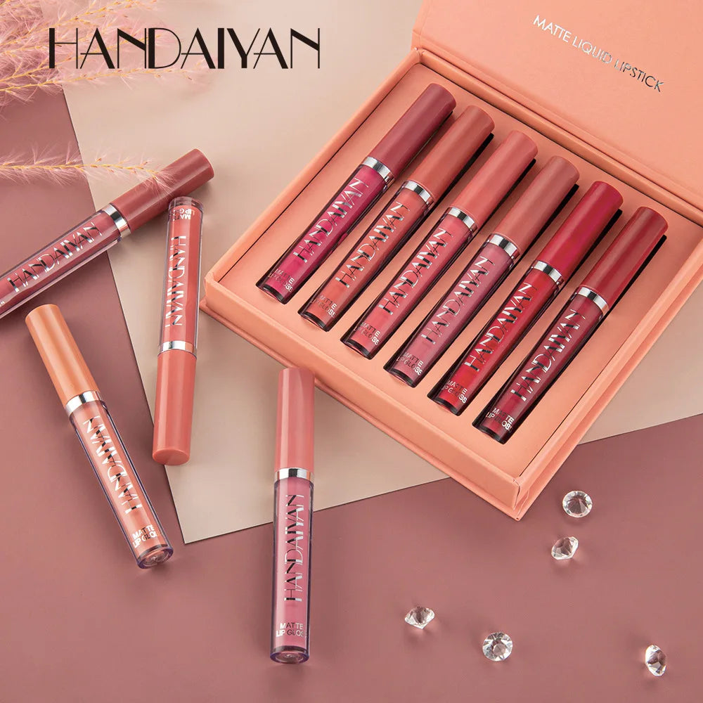 HANDAIYAN 6 matte velvet non-stick cup liquid lipstick