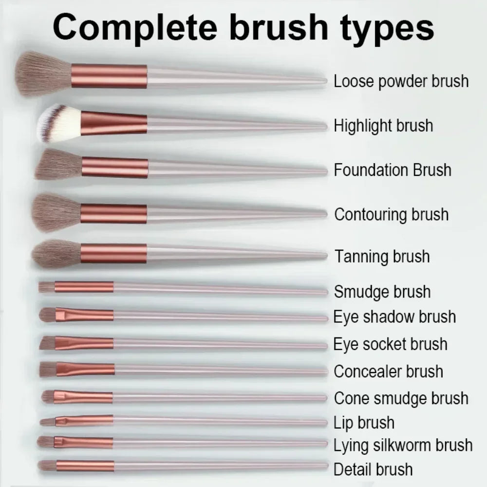 13 PCS Makeup Brushes Set