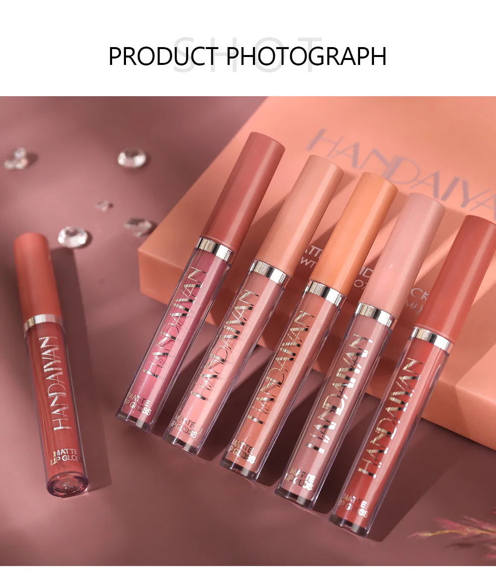 HANDAIYAN 6 matte velvet non-stick cup liquid lipstick