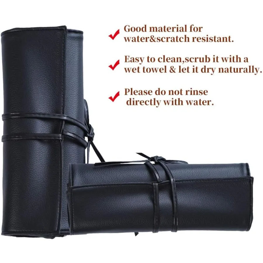 TLXT Rollup Makeup Brush Case For Travel Essentials