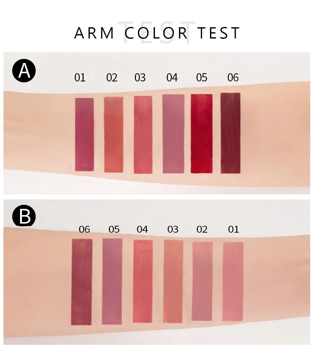 HANDAIYAN 6 matte velvet non-stick cup liquid lipstick