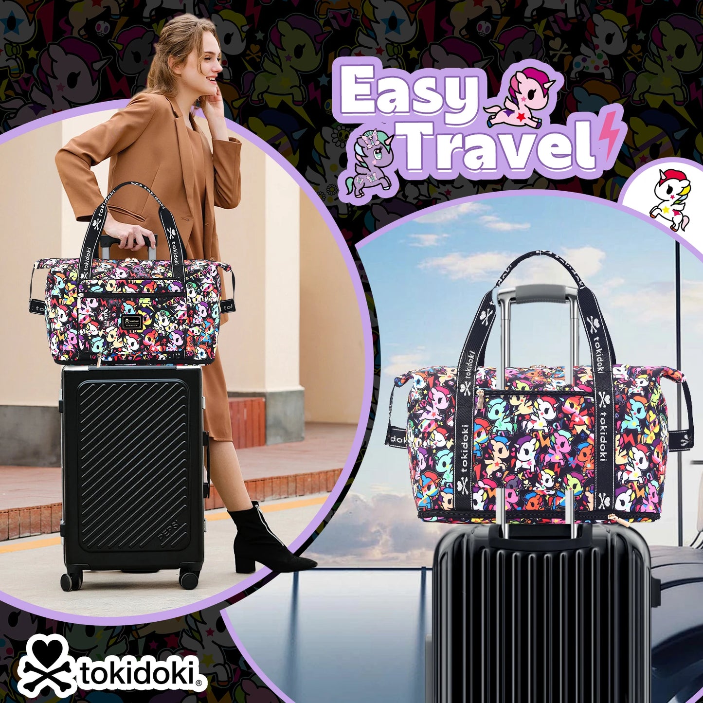 BYL Glow Durable Travel Luggage Bag For Short Trips