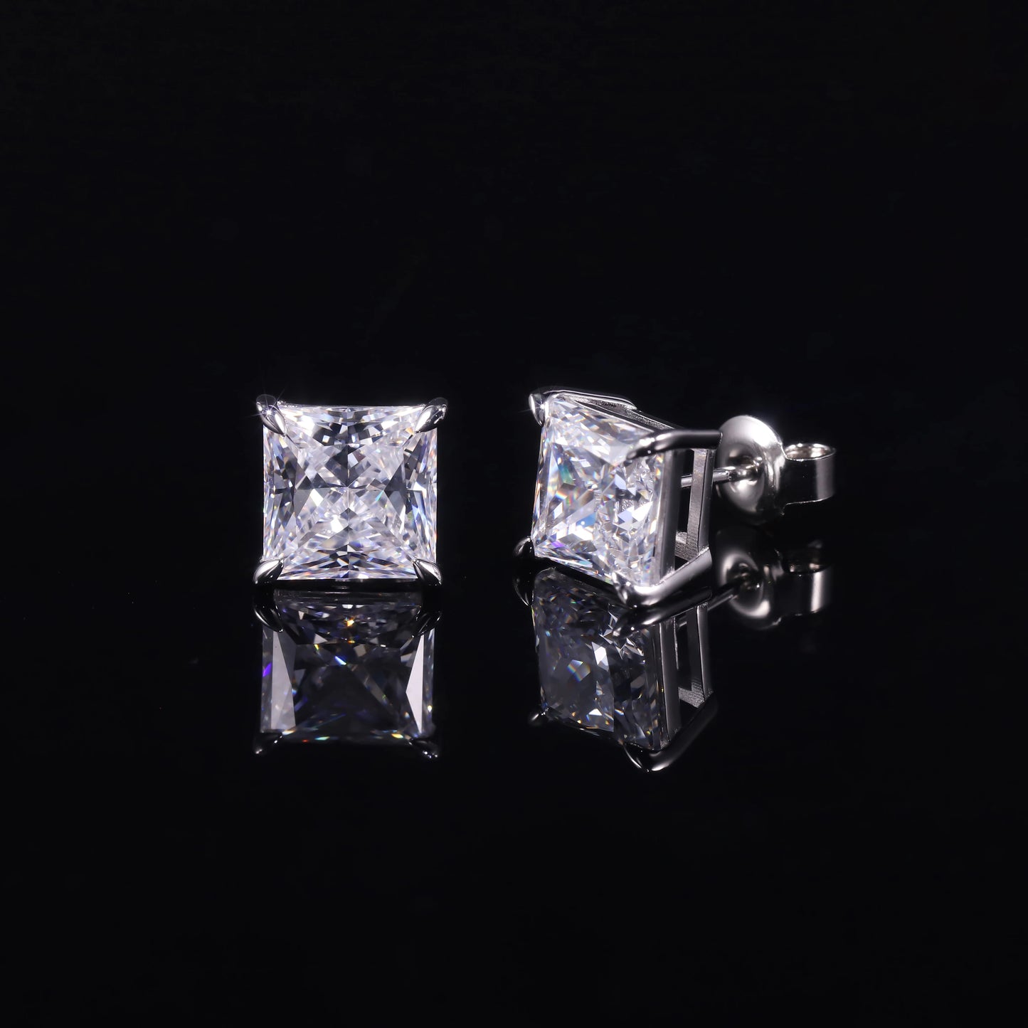 GEM'S BALLET 0.4 - 3.0CT D Color Classic Claw Prong Princess Cut