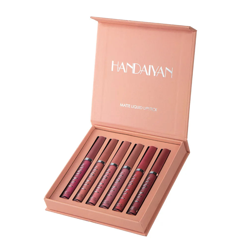 HANDAIYAN 6 matte velvet non-stick cup liquid lipstick