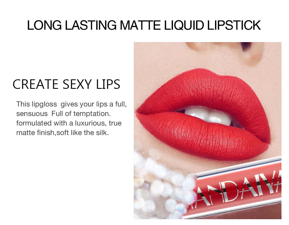 HANDAIYAN 6 matte velvet non-stick cup liquid lipstick