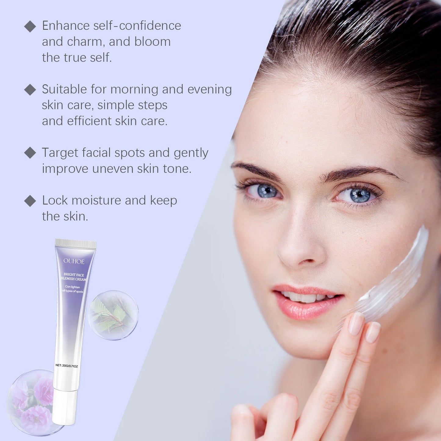 Ouhoe Facial Spot Remover Nourishes, Moisturizes, Lightens, and Firms Skin