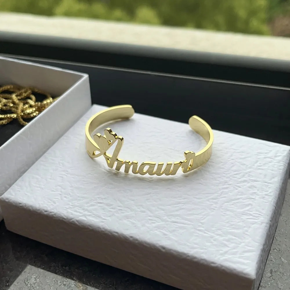 DUOYING Custom Name Jewelry Set