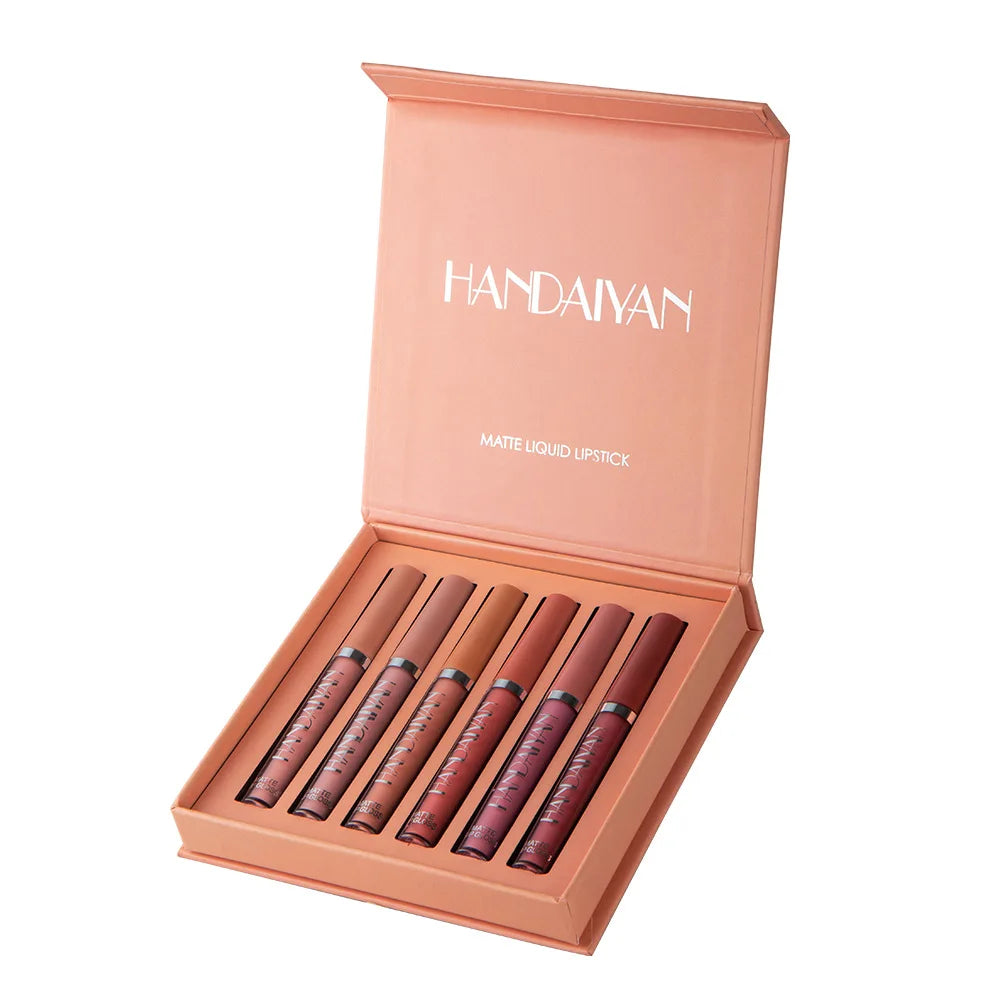 HANDAIYAN 6 matte velvet non-stick cup liquid lipstick