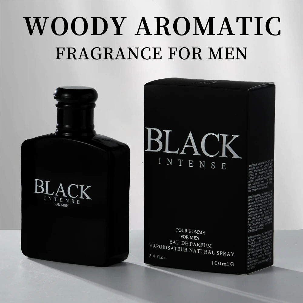 BLACK CHARM Eau de Parfum Spray 2 Pcs 3.4 Ounce / 100 Ml Woody Aromatic Fragrance