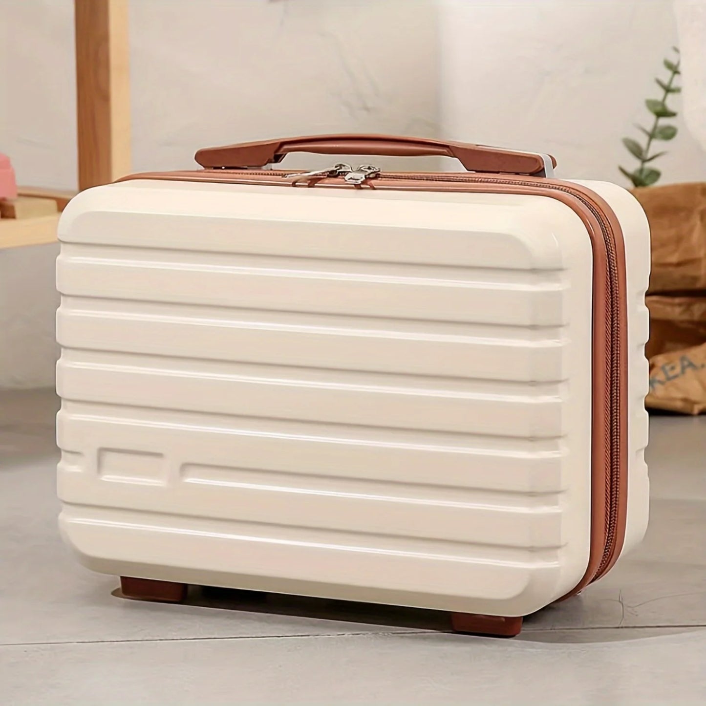 Hand Luggage Cosmetic Bag, Women's Mini Bag, Company Gift Small Box, Toiletries Stylish Vintage Lightweight Suitcase Student Mu