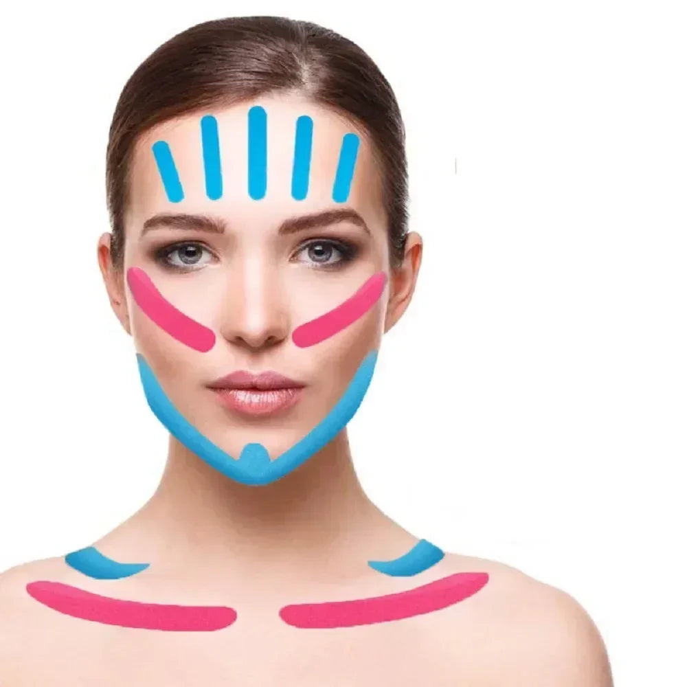 2.5CM x 5M Kinesiology Tape For Face V Line Neck