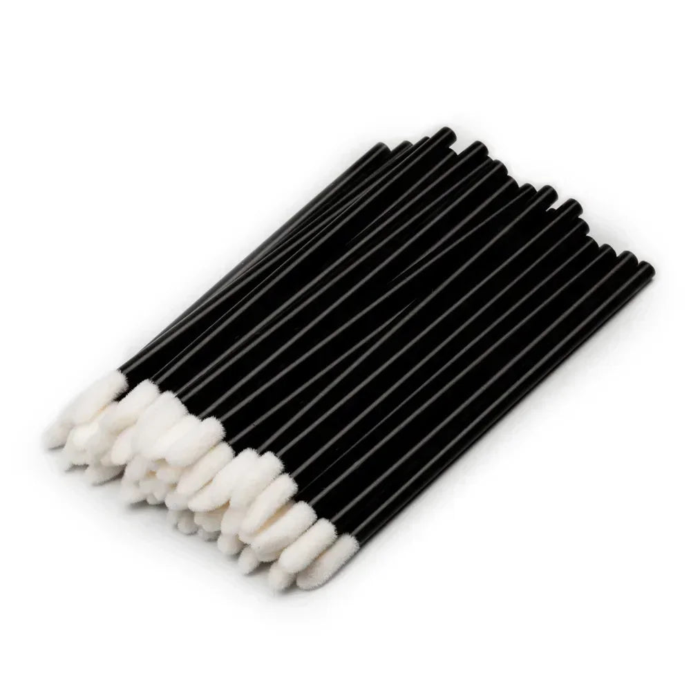 50pcs Disposable Make Up Lip Brush Lipstick Gloss Wands Applicator