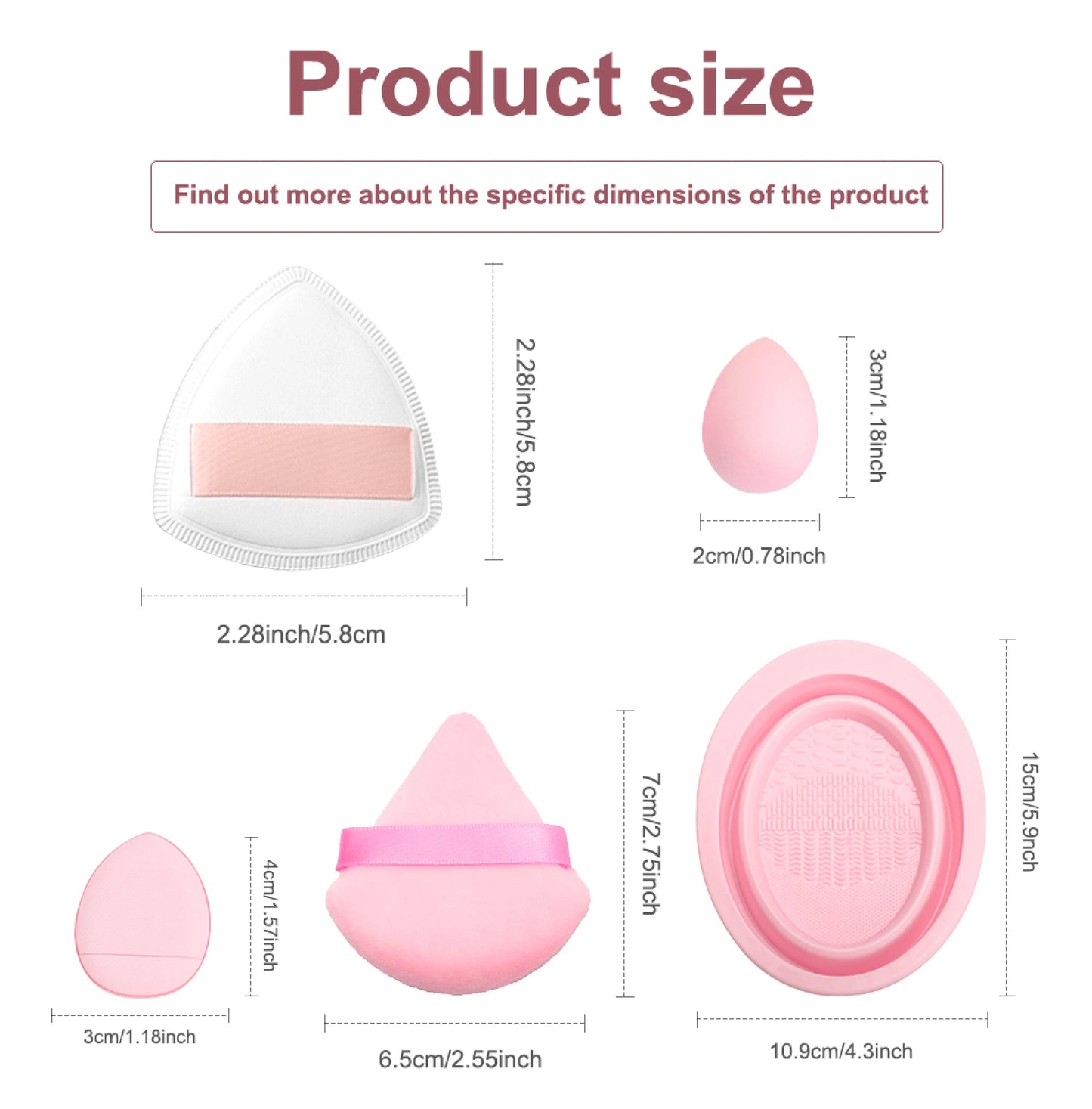 28 Pcs t Makeup Brushes