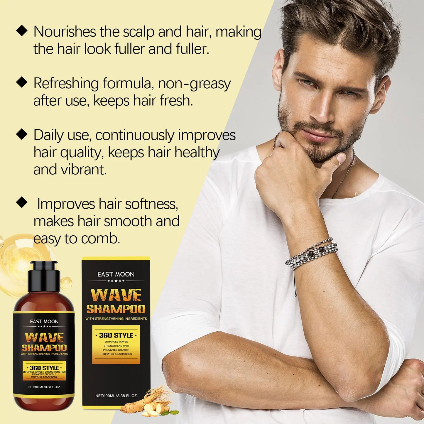 Men Vitamin Hair Nourishing Shampoo