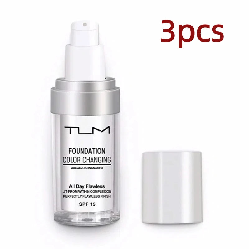 3Pc TLM Foundation Magic Color Changing Foundation