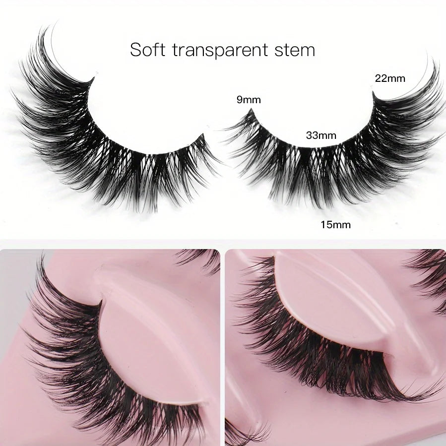 3Boxes(15Pairs) Cat Eye Lashes