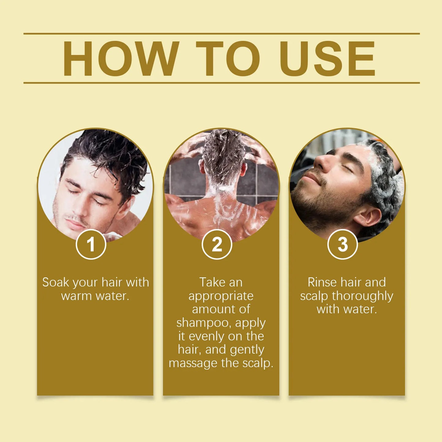 Men Vitamin Hair Nourishing Shampoo