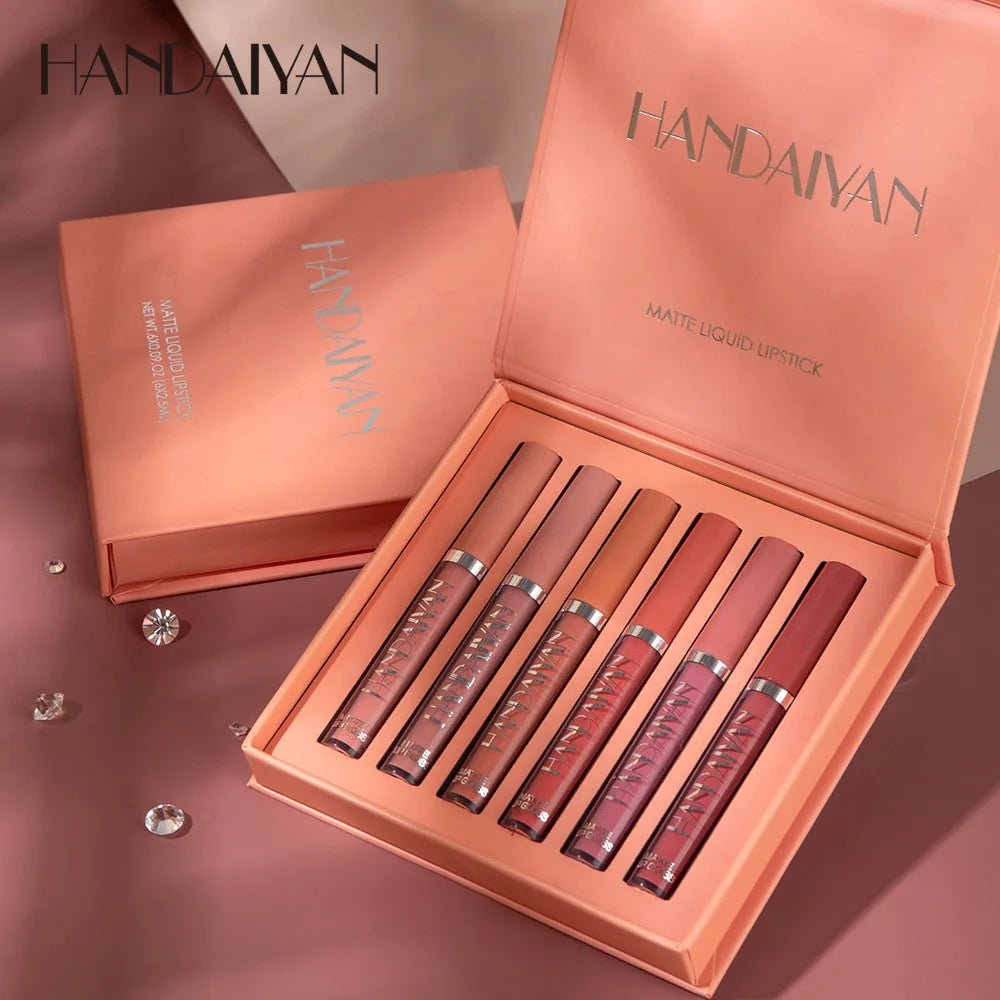HANDAIYAN 6 matte velvet non-stick cup liquid lipstick