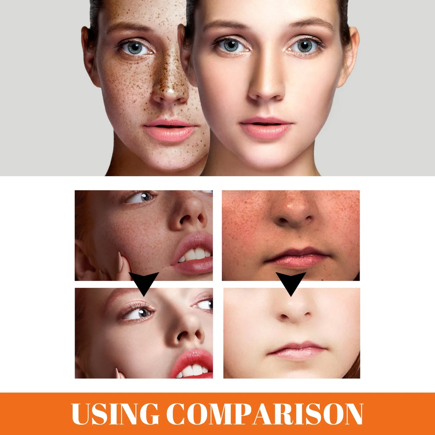 Freckle Whitening Face Cream Papaya Day Night Sun Spots Corrector