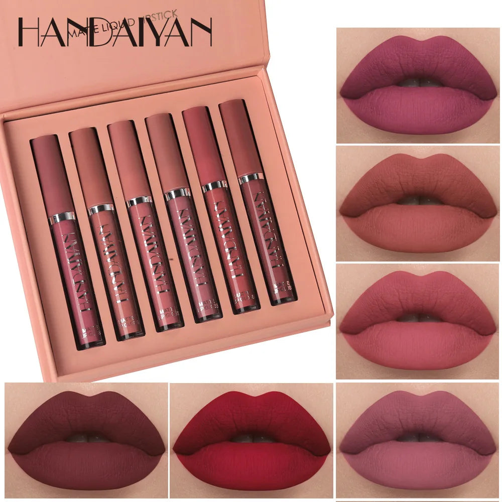 HANDAIYAN 6 matte velvet non-stick cup liquid lipstick