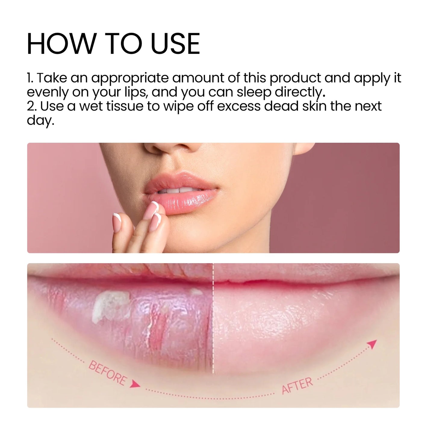 Lip Sleeping Mask Fading Lip Wrinkles