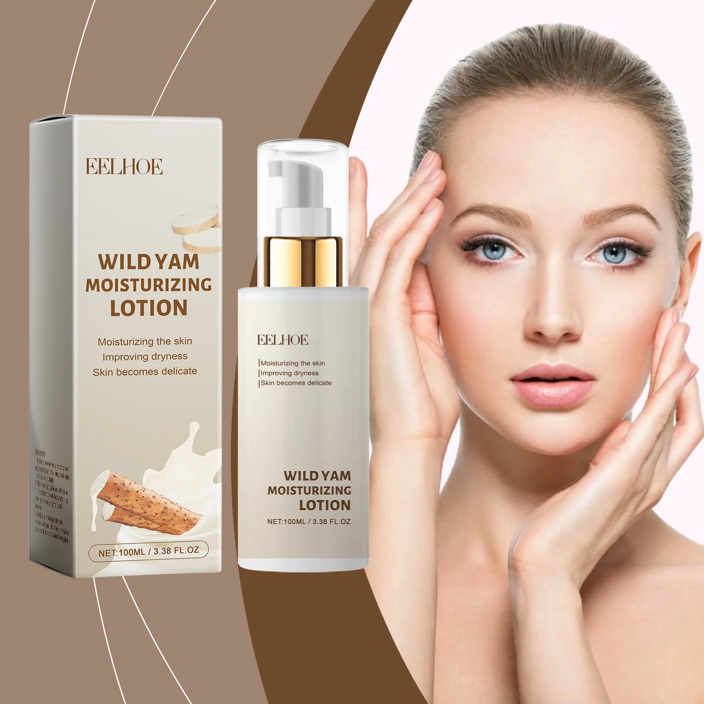 Eelhoe Wild Yam Moisturizing Repair Cream with Rice Extract