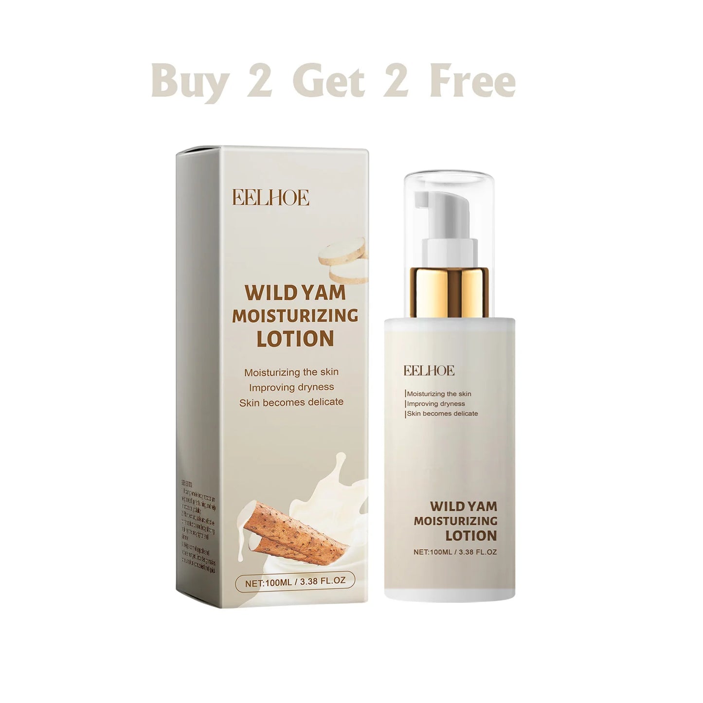 Eelhoe Wild Yam Moisturizing Repair Cream with Rice Extract