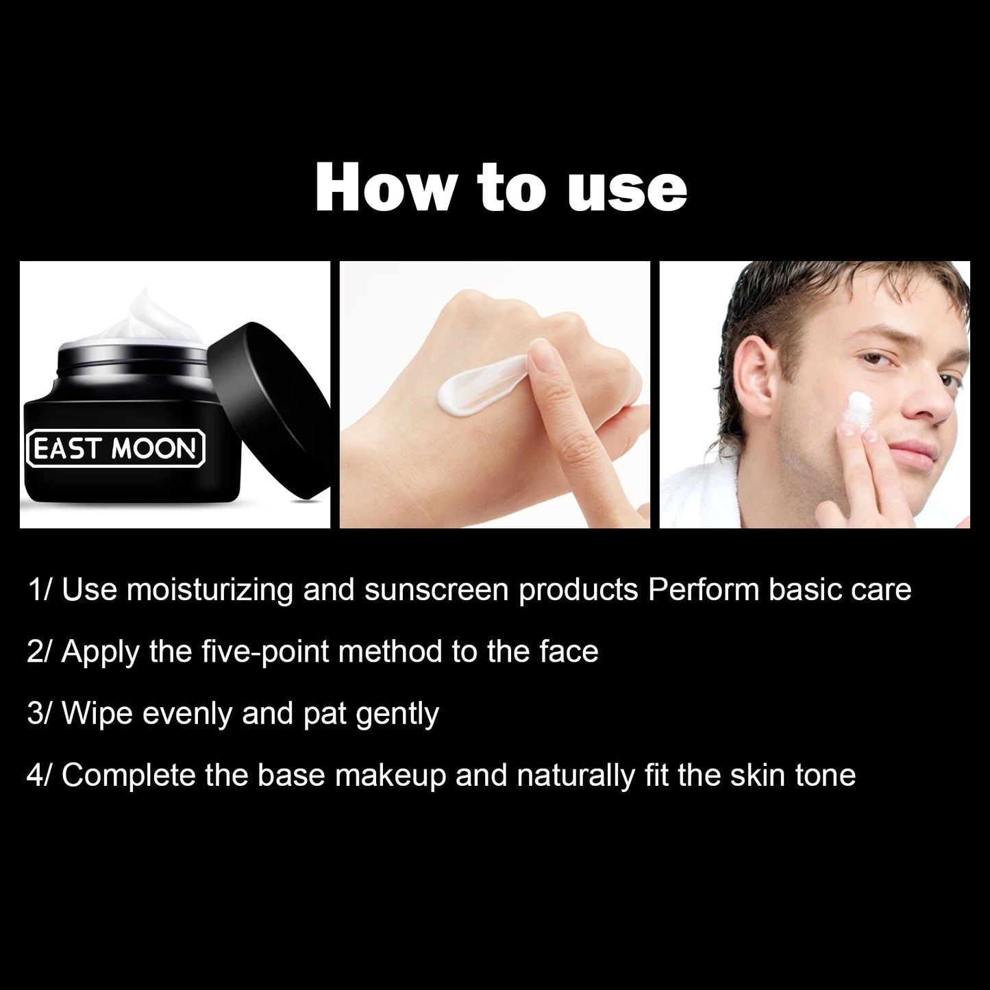 Conceal Whitening Tone-Up Cream Natural Refreshing Waterproof Makeup Cream