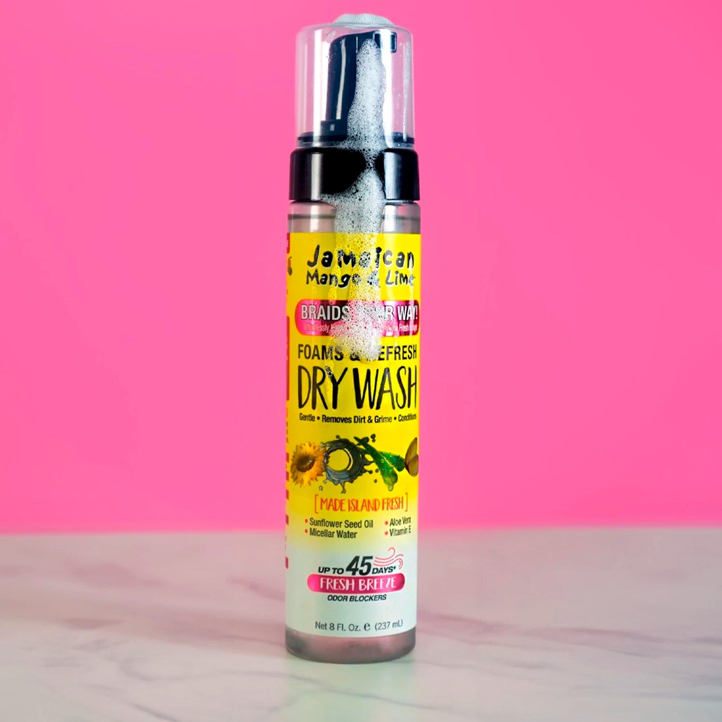 Jamaican Mango & Lime Foams & Refresh Dry Wash -