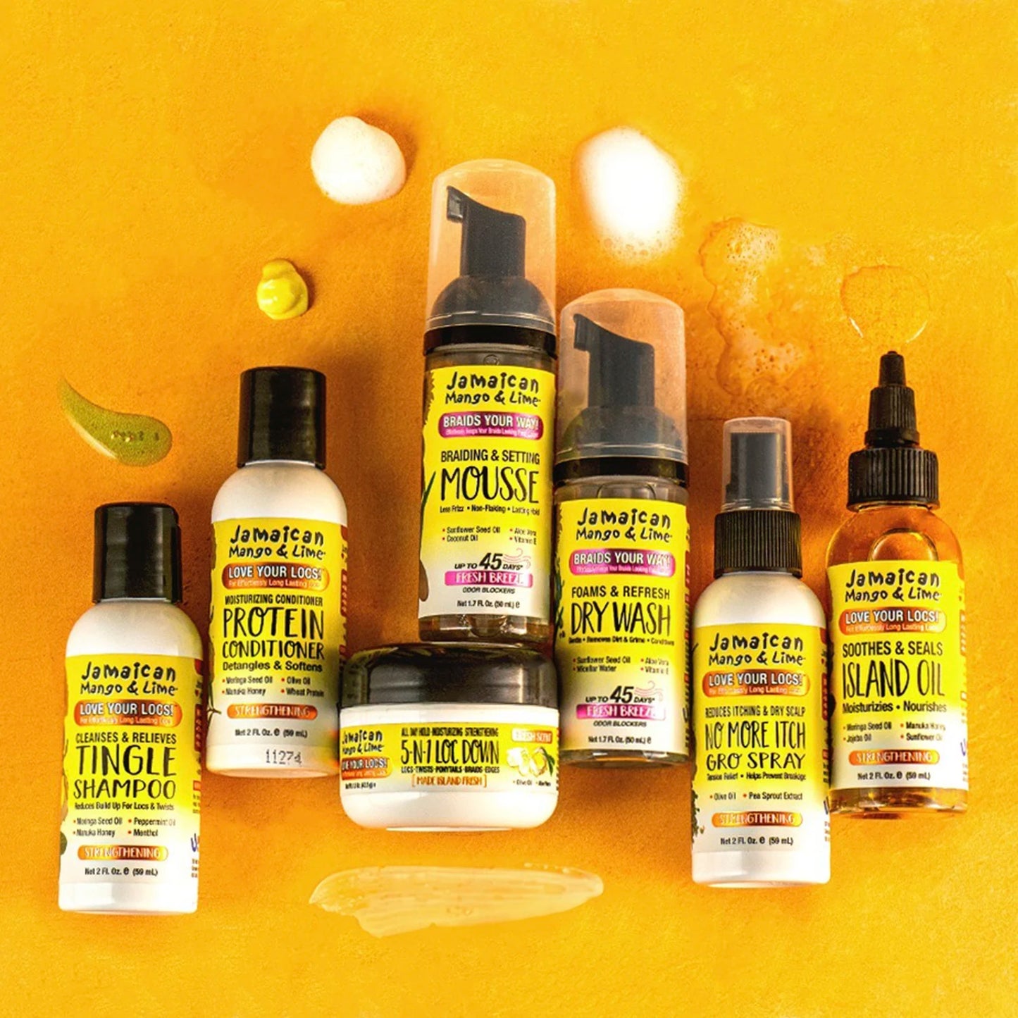 Jamaican Mango & Lime Foams & Refresh Dry Wash -