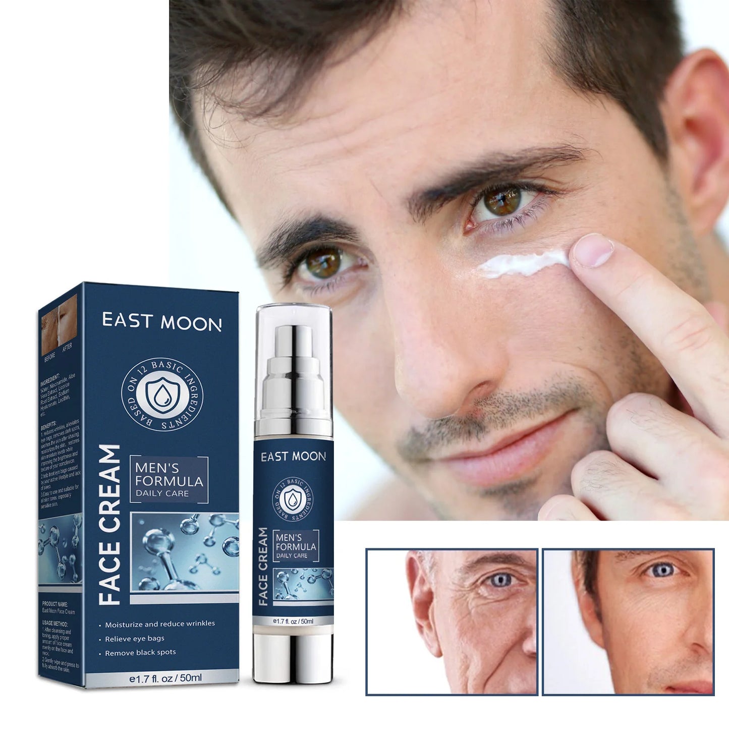 Men's Wrinkle Anti Aging Face Eye Cream