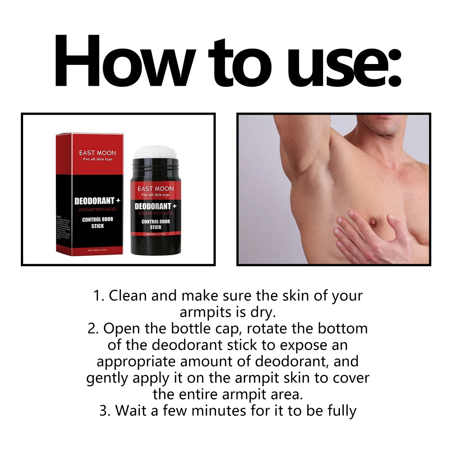East Moon Natural Deodorant+