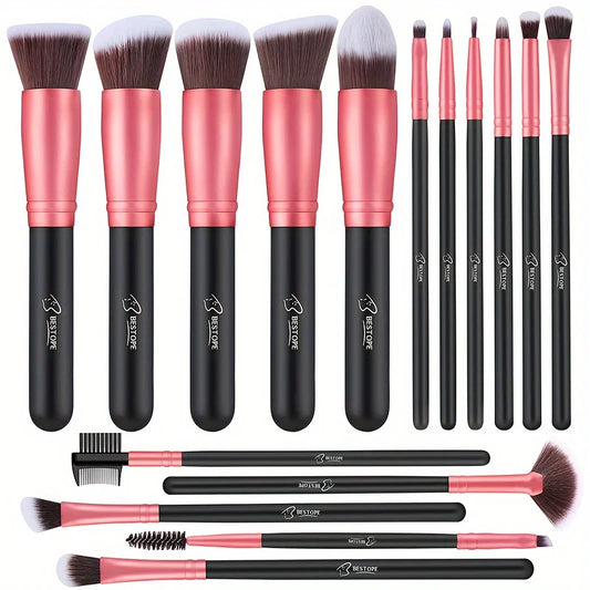 BESTOPE PRO Makeup Brushes Makeup Brush Set - 16 Pcs