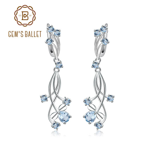 Flower Design 3.89t Natural Sky Blue Topaz Gemstone
