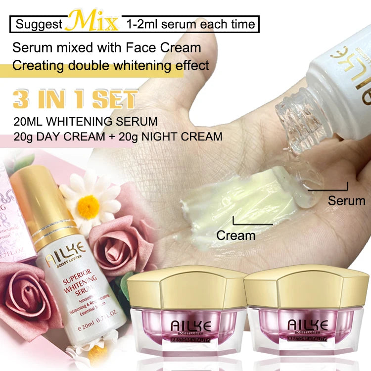AILKE Brightening Face Cream Antioxidant Firming Skin Luster