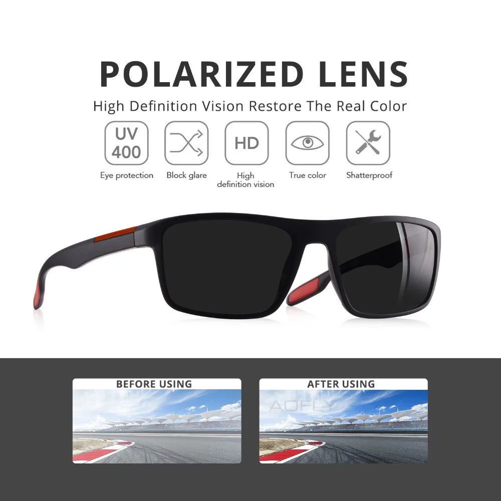 Ultralight TR90 Polarized Sunglasses Men