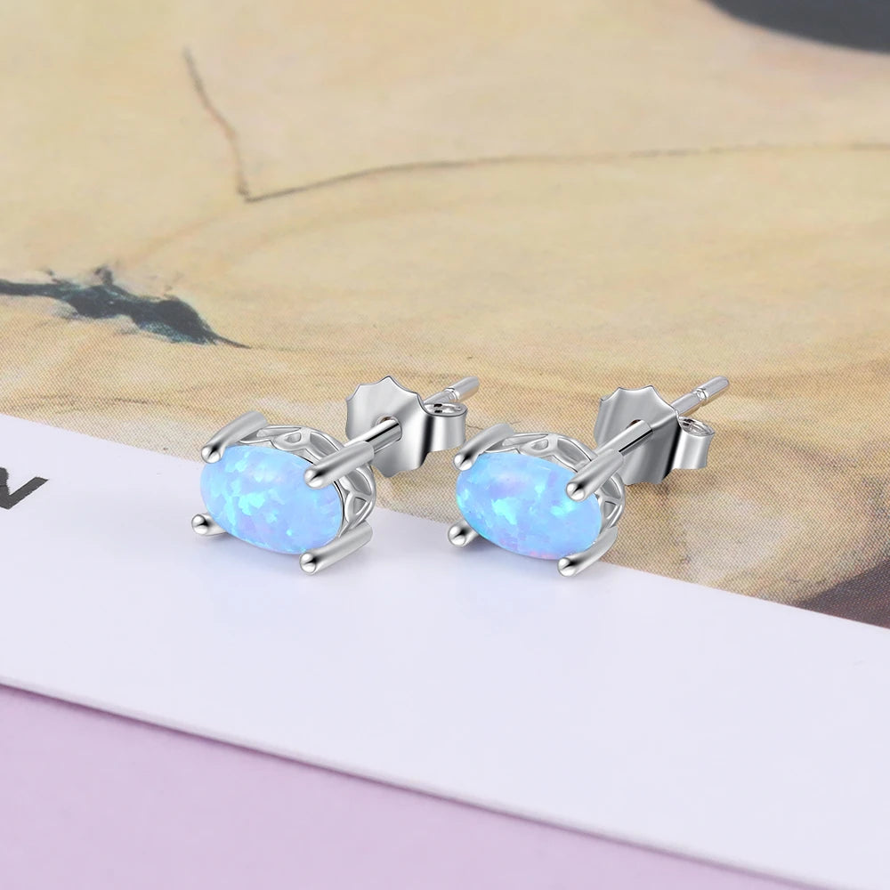 925 Sterling Silver Stud Earrings for Women