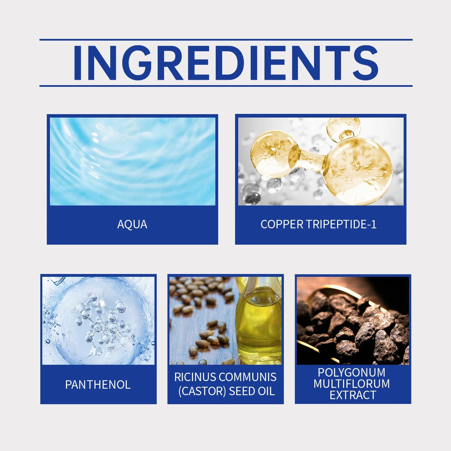 EELHOE Blue Copper Peptide Shampoo ,