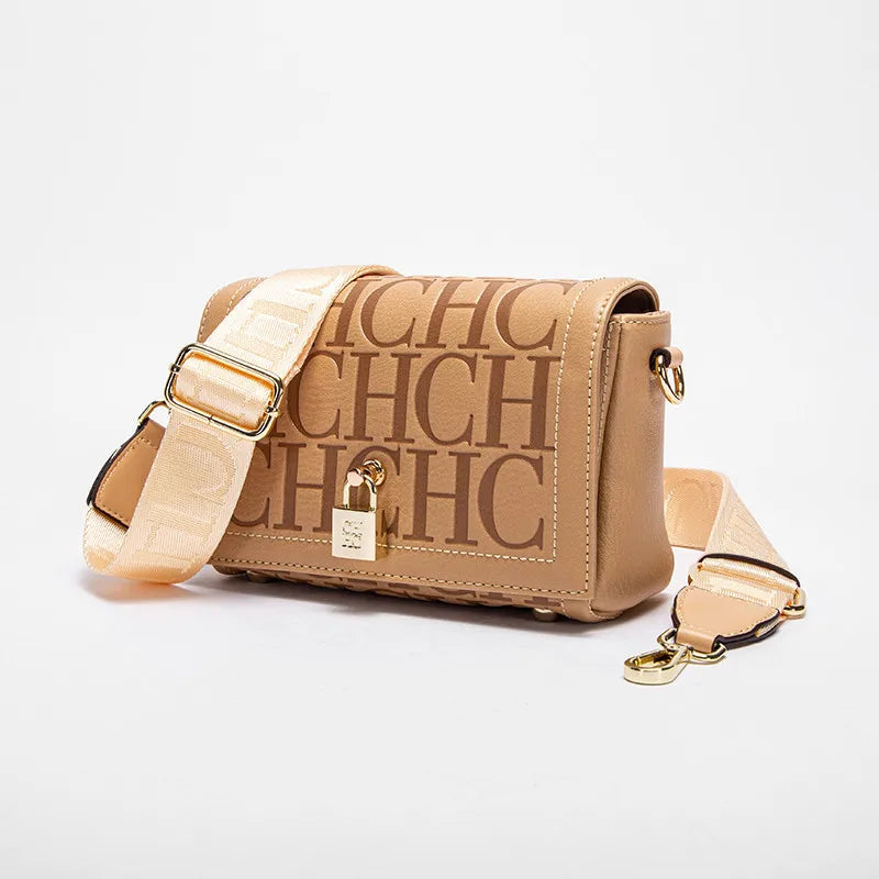 CH Fashion Design 2024 New Solid Colour Printed Head Bag