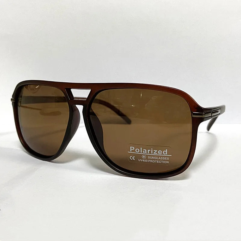 UVLAIK Rectangle Polarized Sunglasses Men