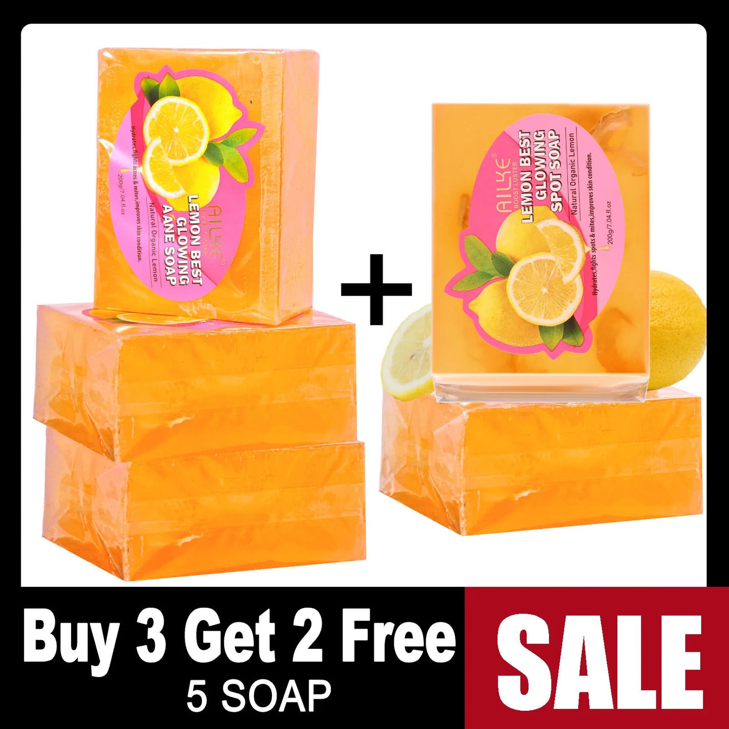 Natural Skin Cleansing Set, Cleanses Darkness, Stains, Moisturizes,